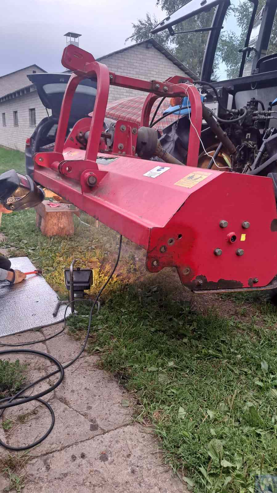 Ingénieur Vibromera lors de l'équilibrage d'un broyeur